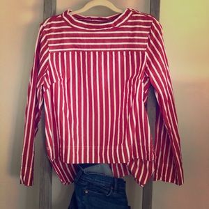 J. Crew bottom shoulder top